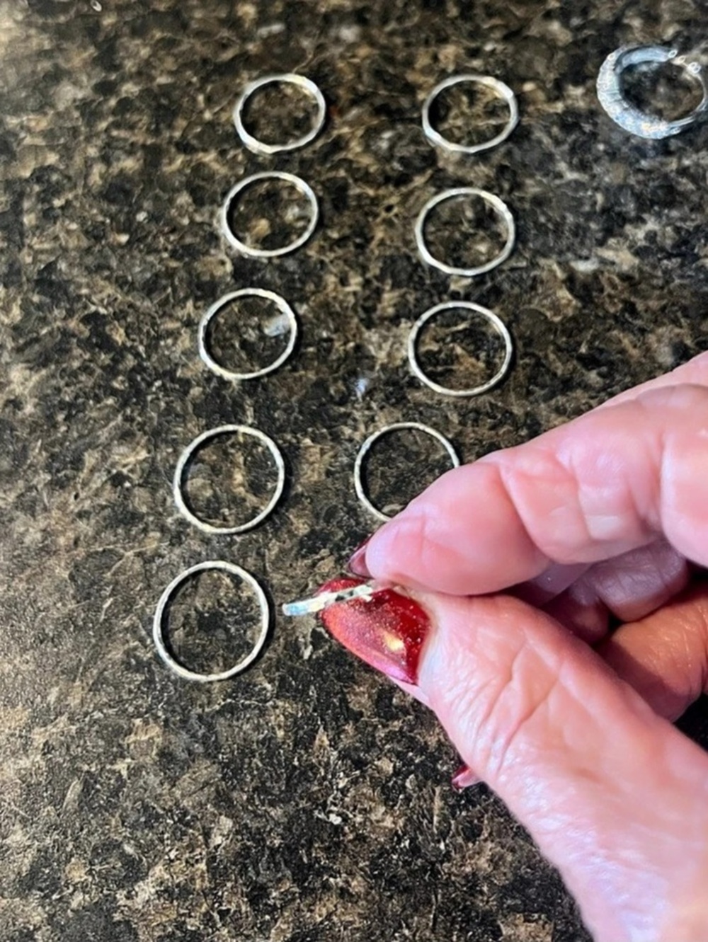 Silver-Tone Stacking Rings Assortment - Picture 4 of 8